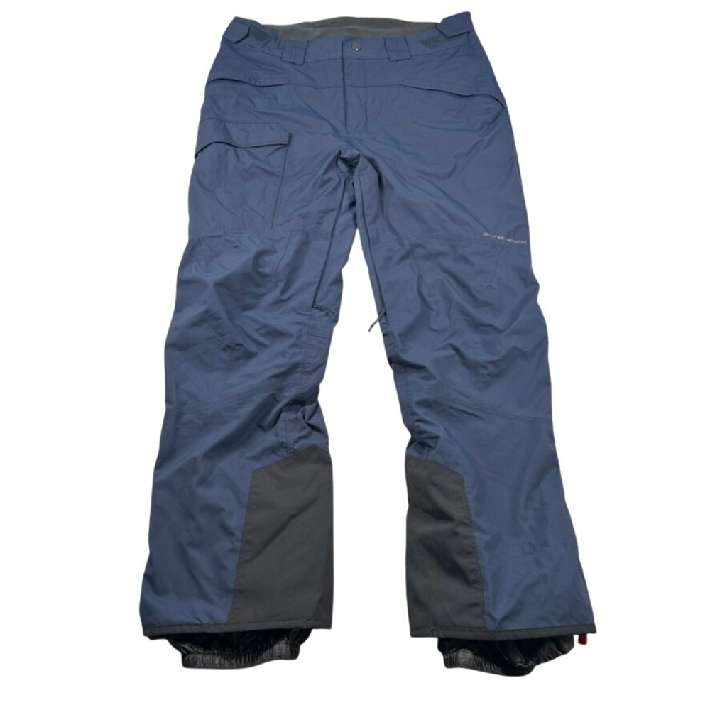 Mountain Hardwear Highball Cargo Ski Pants Mens Large Zinc Blue Snowboard Lined
